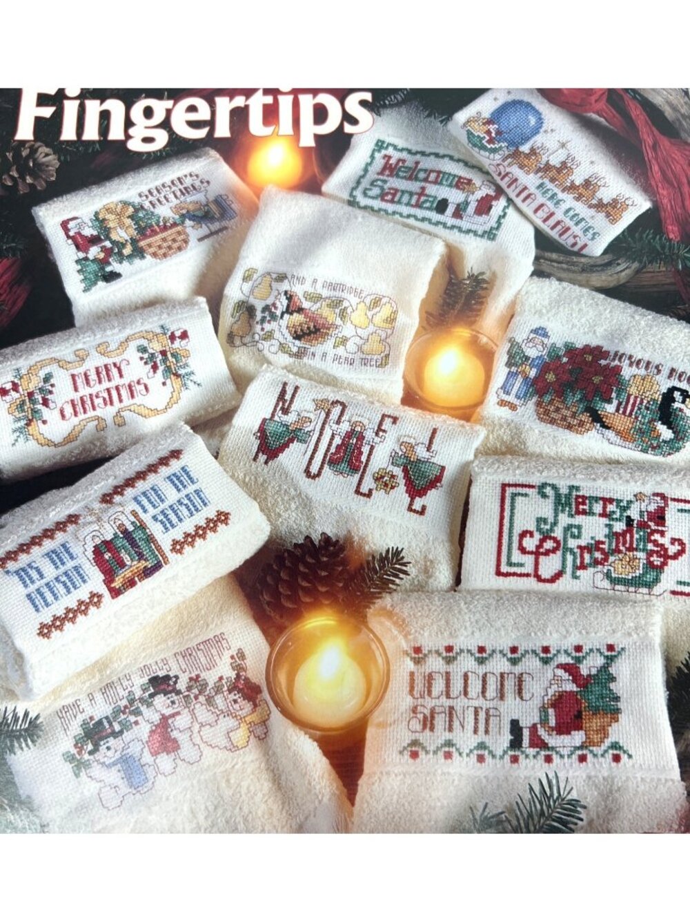 Leisure Arts Christmas Fingertips Cross Stitch Pattern Leaflet 2371